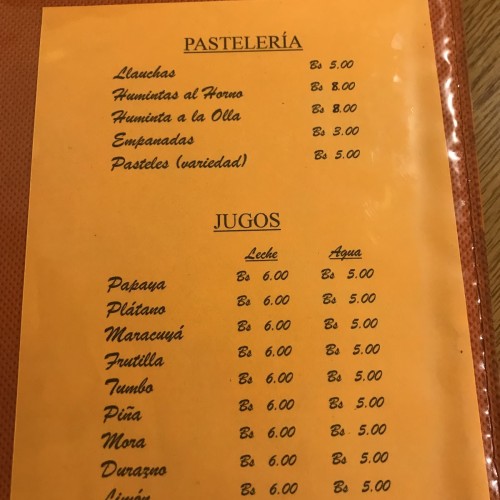 Cafeteria pasteleria Cruz