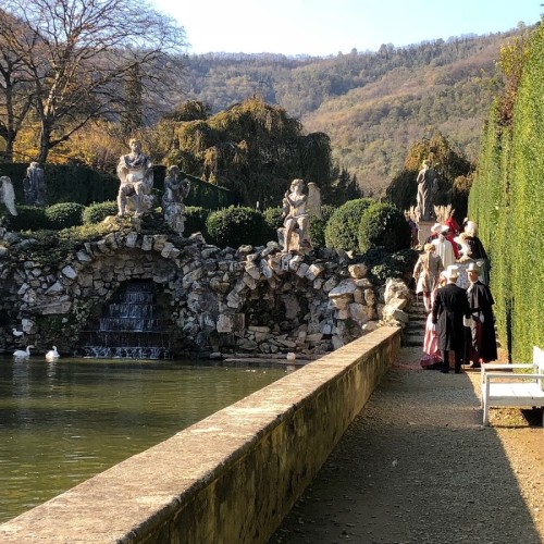 Garden of Villa Barbarigo in Valsanzibio