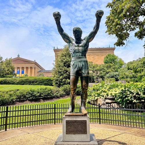 Rocky Statue