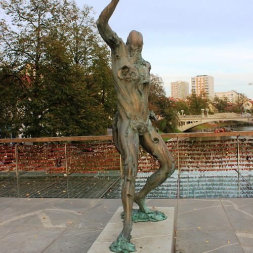 Statue en Bronze du Génie des Eaux